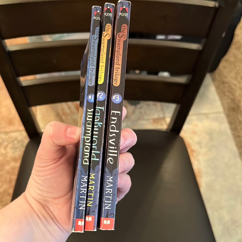 Set of 3 Paperback Books, The Swampland Trilogy, Teen, By S. J. Martin